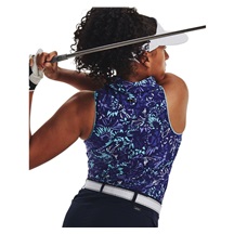 Under Armour Iso-Chill Sleeveless dámské polo bez rukávů, sonar blue