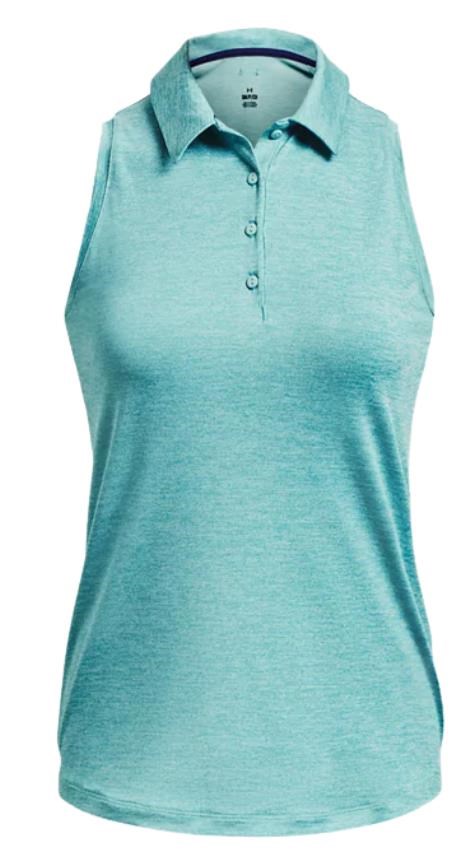 Under Armour Playoff Sleeveless dámské polo bez rukávů, modré