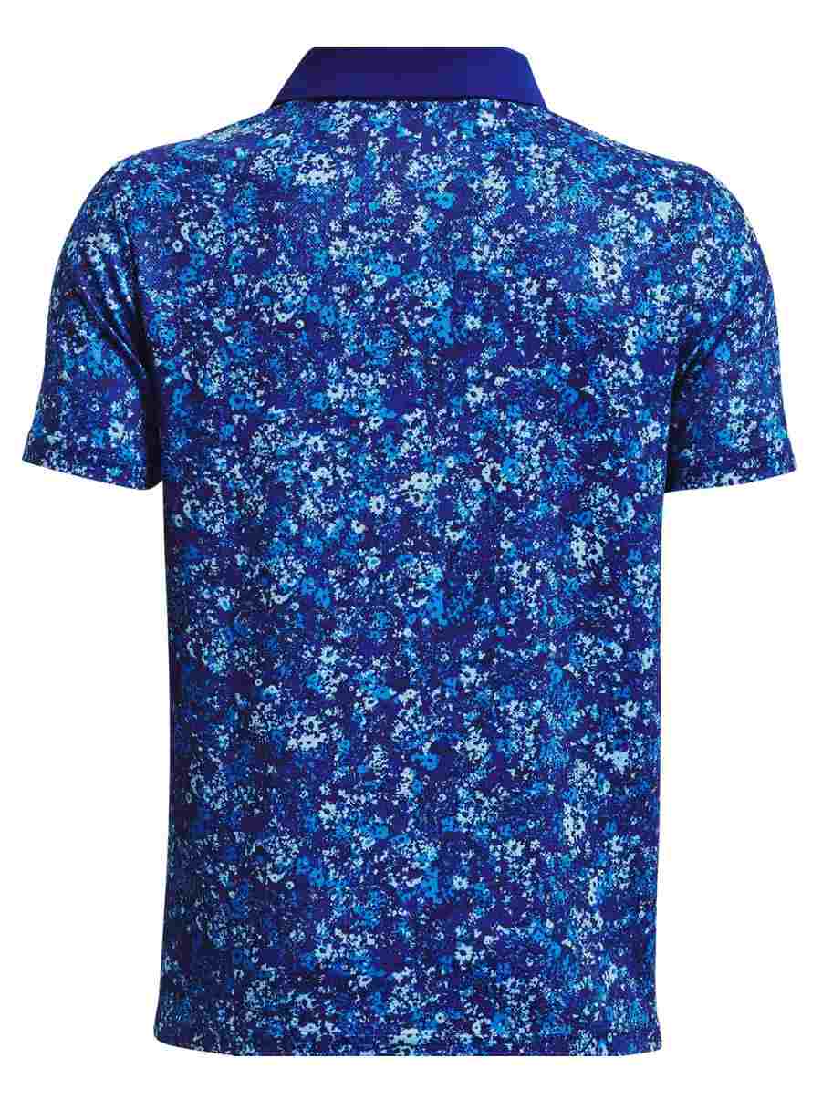 Under Armour Performance Floral Speckle dětské polo, modré