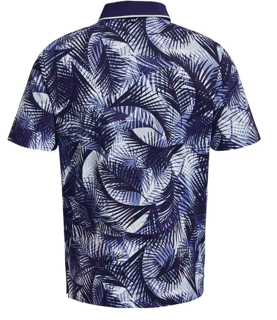 Under Armour Iso-Chill Print Palm pánské polo, modré