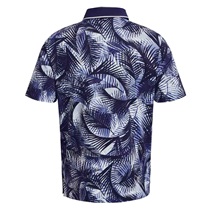 Under Armour Iso-Chill Print Palm pánské polo, modré