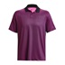 Under Armour Performance 3.0 Printed pánské polo, černo/růžové