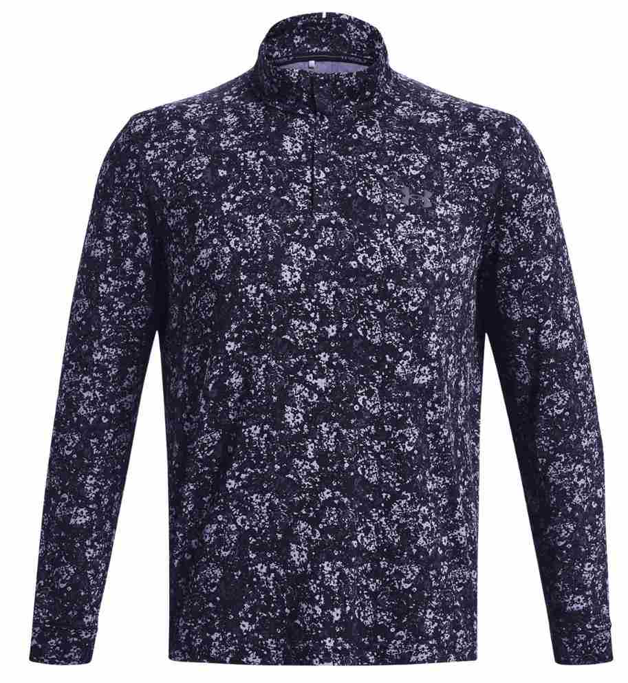 Under Armour Playoff Printed 1/4 Zip pánská mikina, modrá