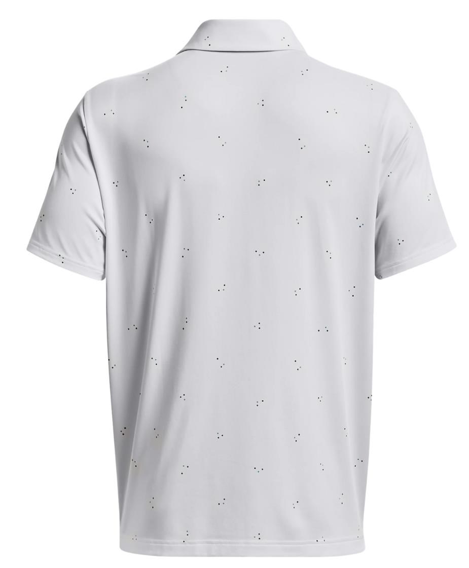 Under Armour Playoff 3.0 Printed pánské polo, bílo/modré
