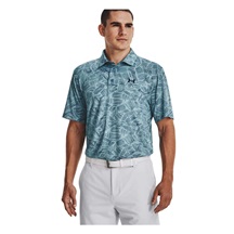 Under Armour Playoff 3.0 Printed pánské polo, still water/static blue