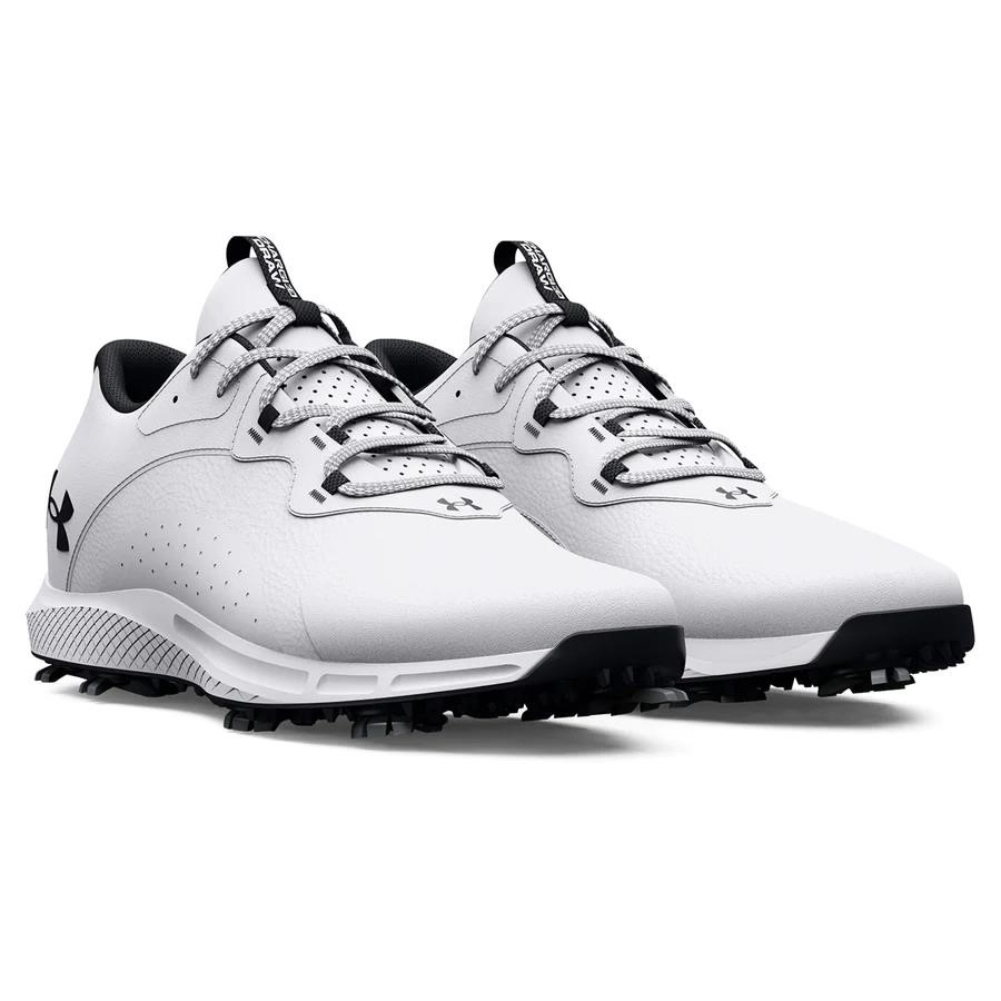 Under Armour Charged Draw 2 Wide pánské golfové boty, bílé