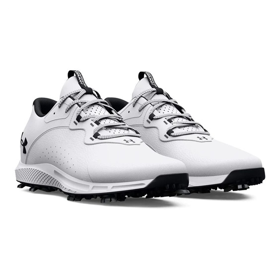 Under Armour Charged Draw 2 Wide pánské golfové boty, bílé