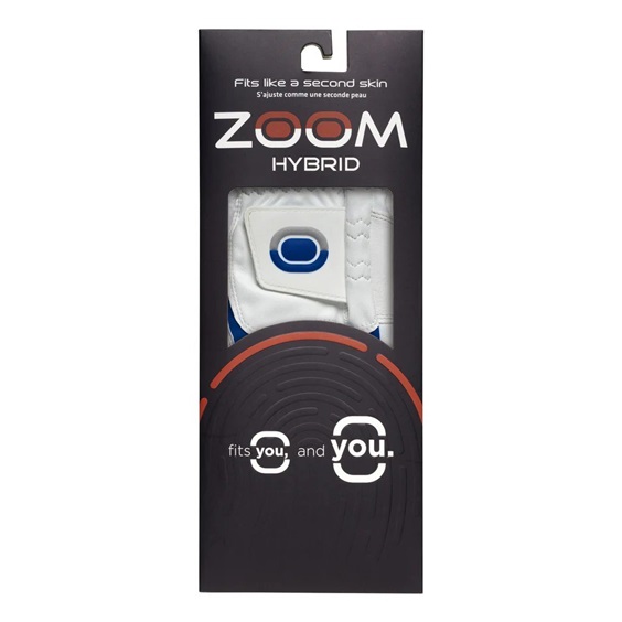Zoom Hybrid pánská golfová rukavice, bílo/modrá