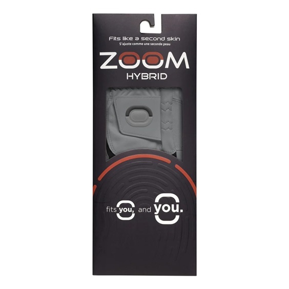 Zoom Hybrid pánská golfová rukavice, šedá