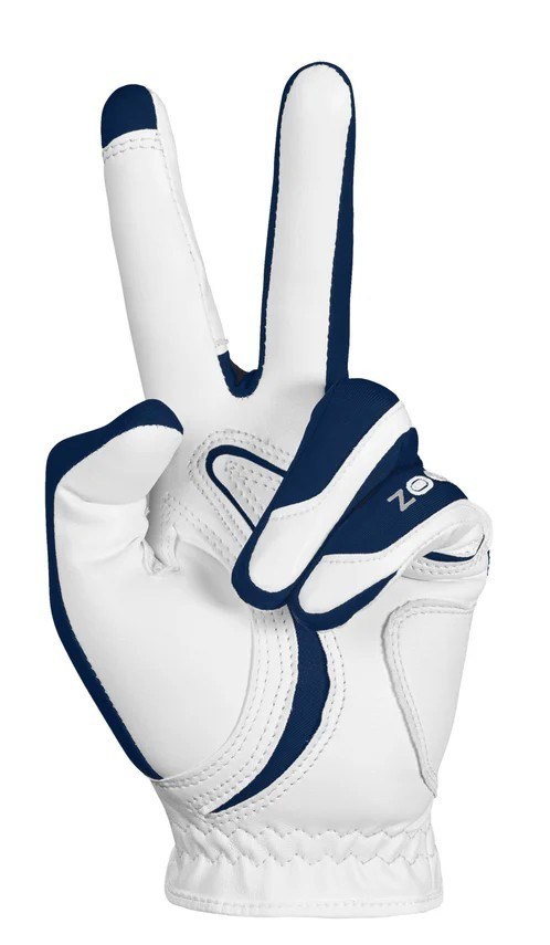 Zoom Hybrid dámská golfová rukavice, bílo/tmavě modrá