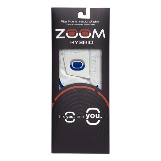 Zoom Hybrid dámská golfová rukavice, bílo/modrá
