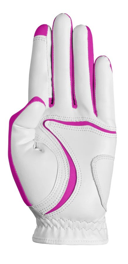 Zoom Hybrid dámská golfová rukavice, bílo/růžová