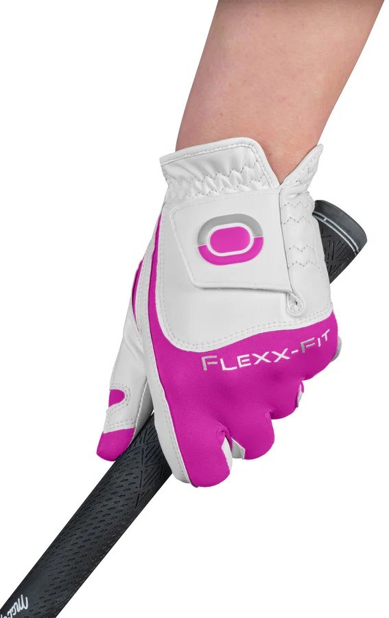 Zoom Hybrid dámská golfová rukavice, bílo/růžová