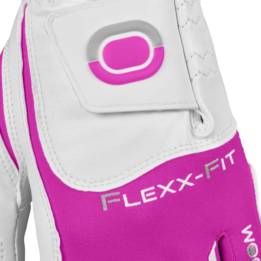 Zoom Hybrid dámská golfová rukavice, bílo/růžová