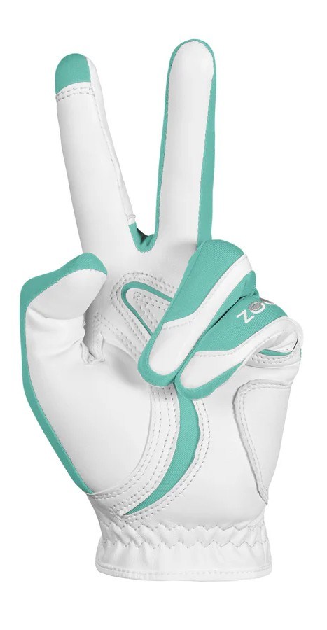 Zoom Hybrid dámská golfová rukavice, bílo/mátová
