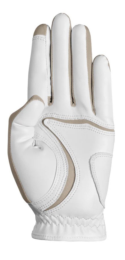Zoom Hybrid dámská golfová rukavice, bílo/béžová