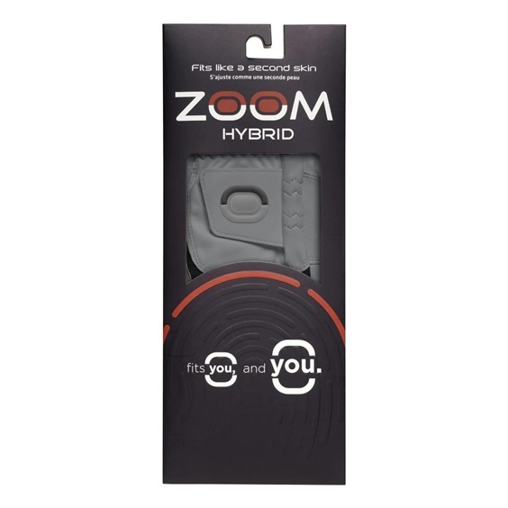 Zoom Hybrid dámská golfová rukavice, šedá