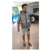 J.Lindeberg Jacquard pánská mikina, tmavě modrá
