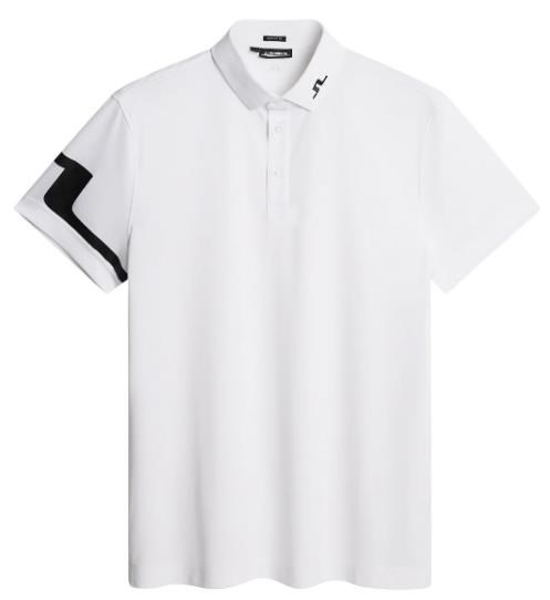 J.Lindeberg Heath Regular Fit pánské polo, bílé