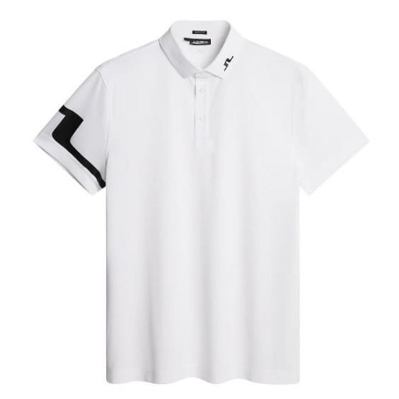 J.Lindeberg Heath Regular Fit pánské polo, bílé