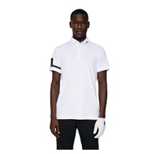 J.Lindeberg Heath Regular Fit pánské polo, bílé