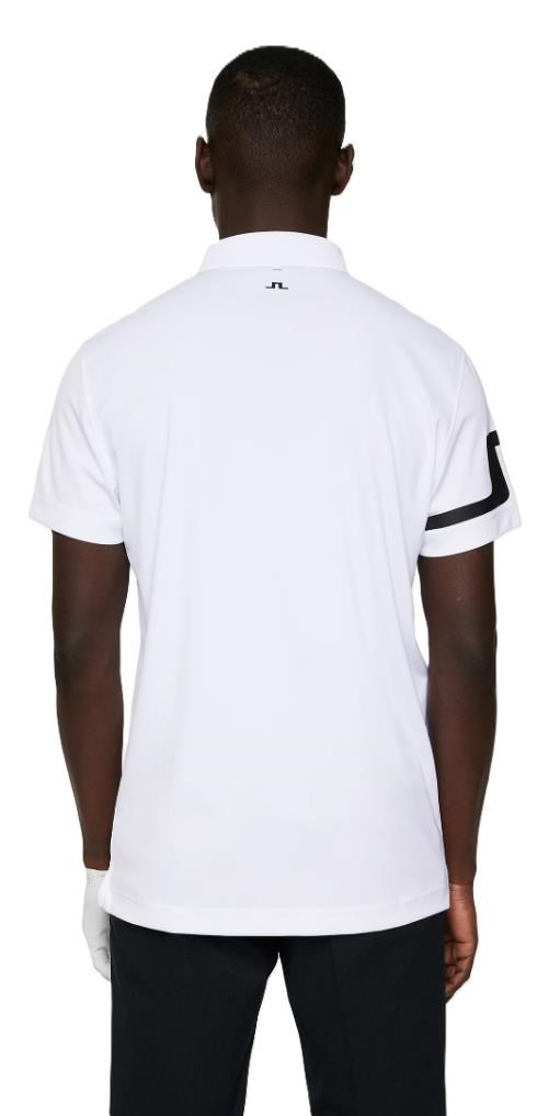 J.Lindeberg Heath Regular Fit pánské polo, bílé