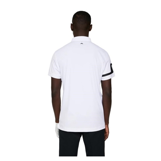 J.Lindeberg Heath Regular Fit pánské polo, bílé