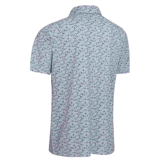 Callaway Allover Flamingo Print pánské polo, bright white