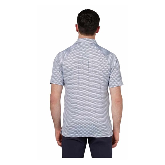 Callaway Trademark Ombre Chev Print pánské polo, bright white