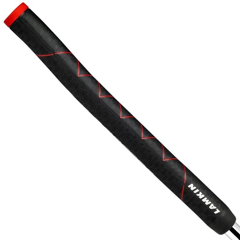 Lamkin SINKFIT Rubber Straight putter grip, STANDARD, černo/červený