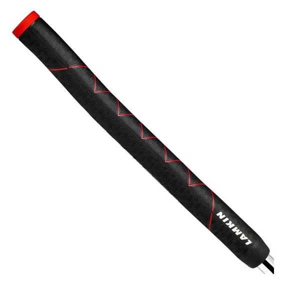 Lamkin SINKFIT Rubber Straight putter grip, STANDARD, černo/červený
