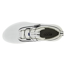 Ecco Biom G5 BOA pánské kožené Gore-Tex golfové boty, bílé
