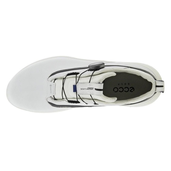Ecco Biom G5 BOA pánské kožené Gore-Tex golfové boty, bílé