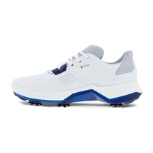 Ecco Biom G5 pánské kožené Gore-Tex golfové boty, bílé