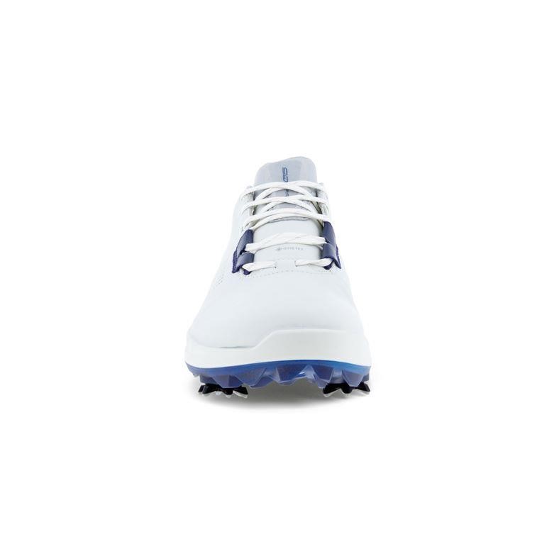 Ecco Biom G5 pánské kožené Gore-Tex golfové boty, bílé