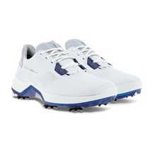 Ecco Biom G5 pánské kožené Gore-Tex golfové boty, bílé
