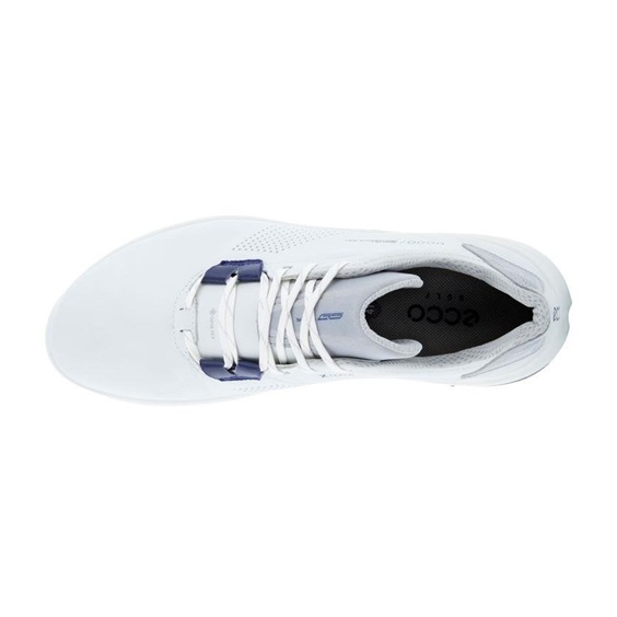 Ecco Biom G5 pánské kožené Gore-Tex golfové boty, bílé