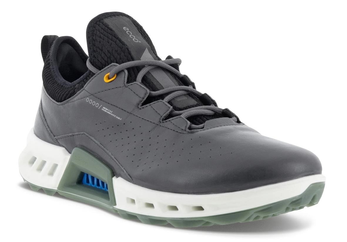 Ecco Biom C4 pánské kožené Gore-Tex golfové boty, magnet