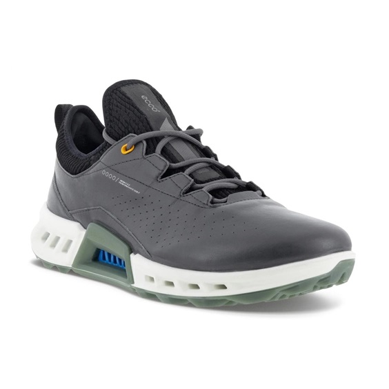 Ecco Biom C4 pánské kožené Gore-Tex golfové boty, magnet