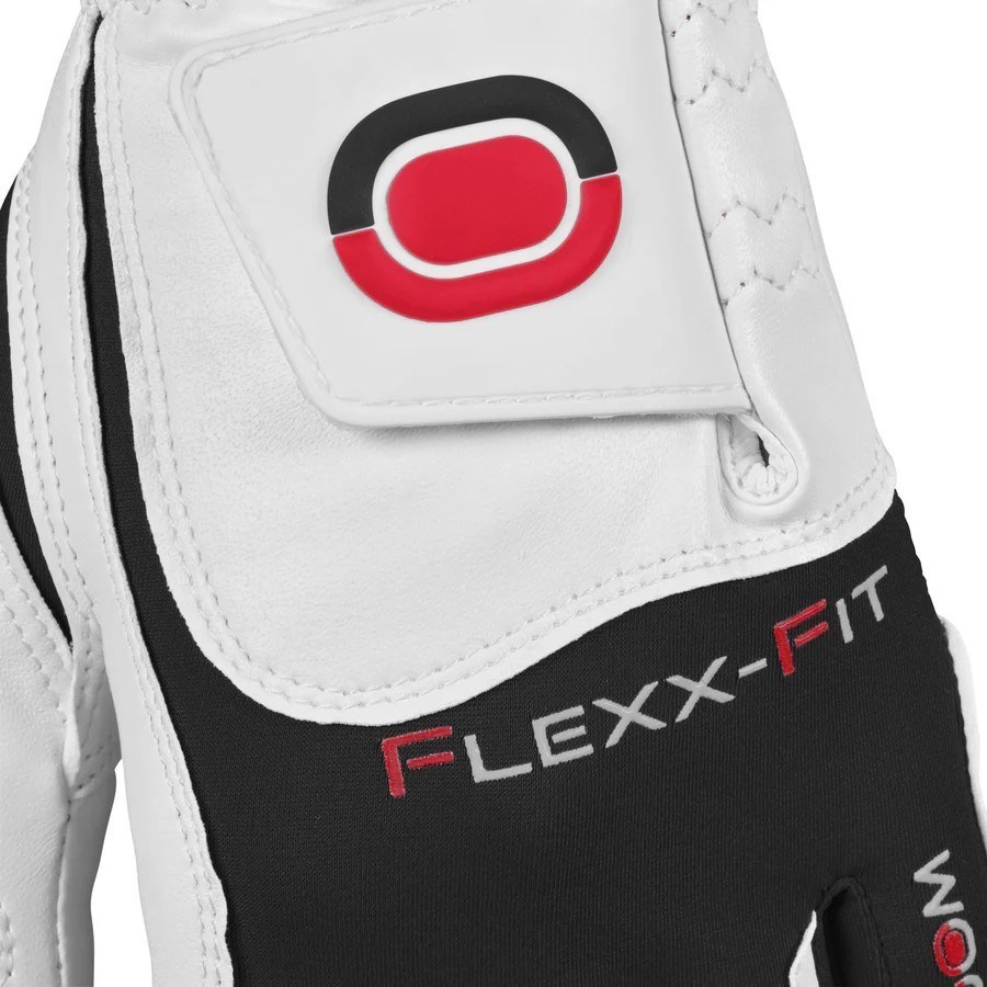 Zoom Hybrid dámská golfová rukavice, bílo/černo/červená