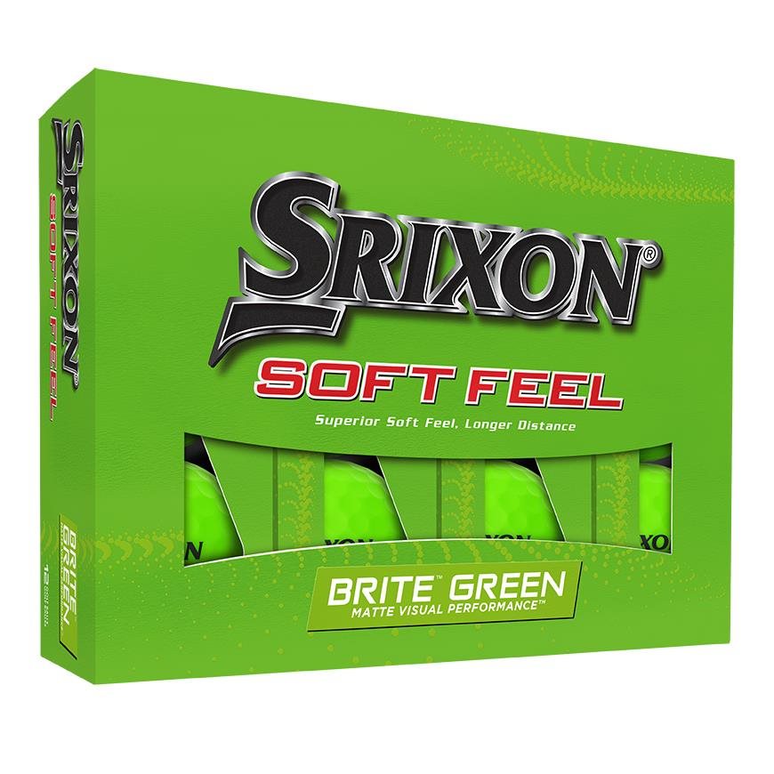 Srixon Soft Feel Brite golfové míčky, zelené