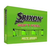 Srixon Soft Feel Brite golfové míčky, zelené