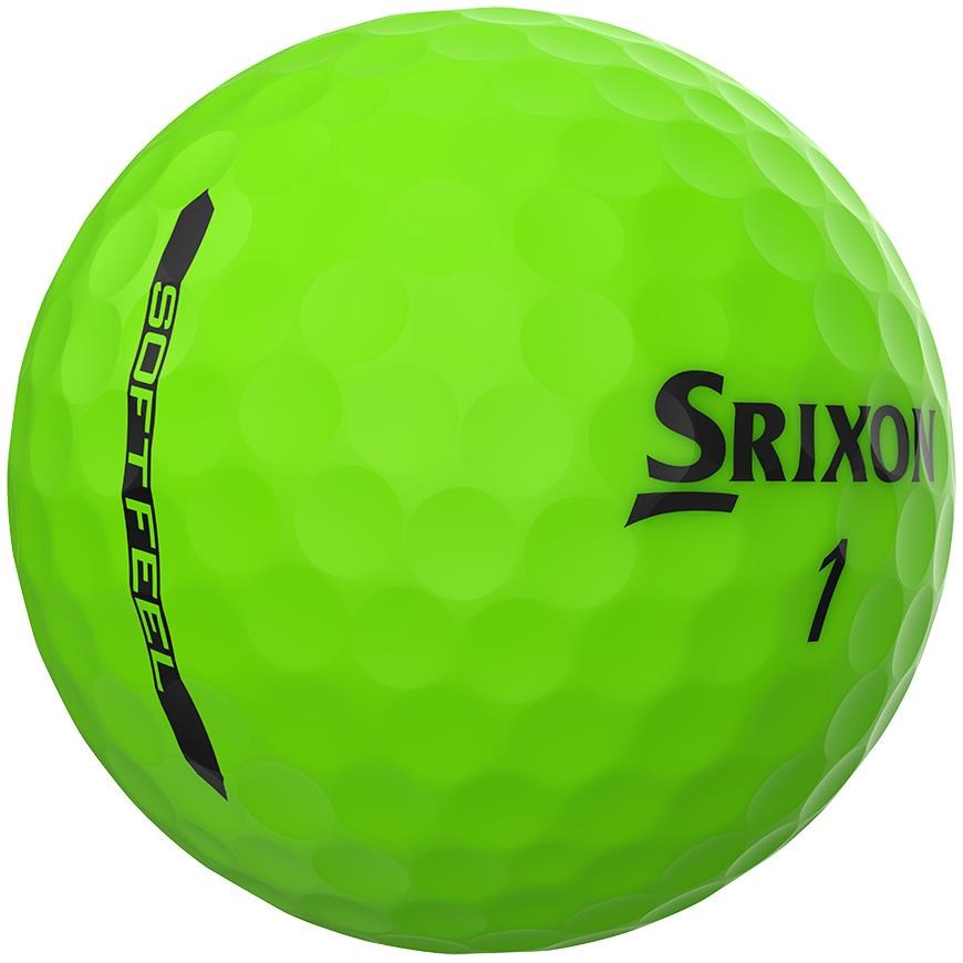 Srixon Soft Feel Brite golfové míčky, zelené