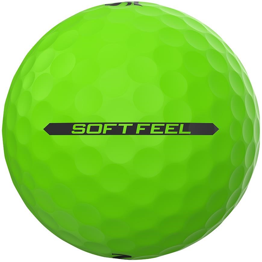Srixon Soft Feel Brite golfové míčky, zelené