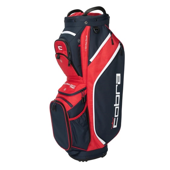 Cobra Ultralight Pro cart bag, modro/červený