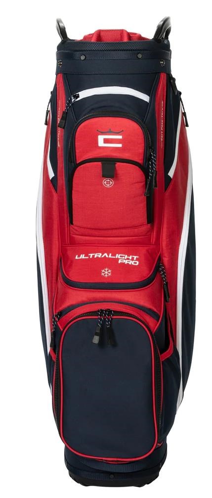 Cobra Ultralight Pro cart bag, modro/červený