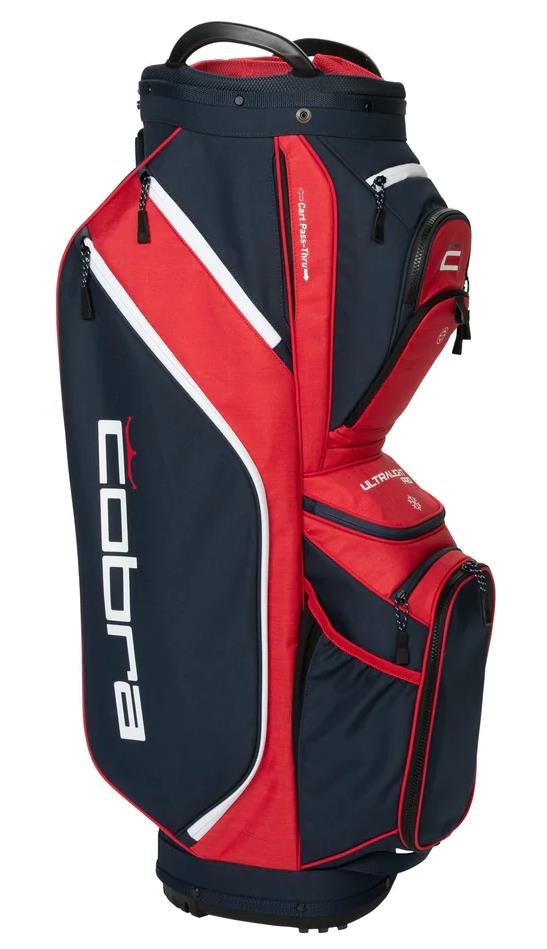 Cobra Ultralight Pro cart bag, modro/červený
