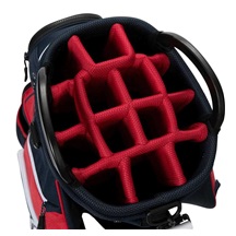 Cobra Ultralight Pro cart bag, modro/červený