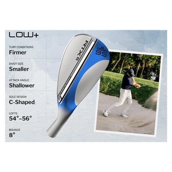 Cleveland RTX 6 ZipCore Black Satin wedge