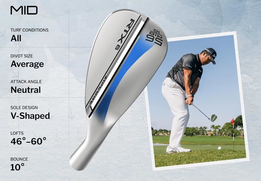 Cleveland RTX 6 ZipCore Black Satin wedge